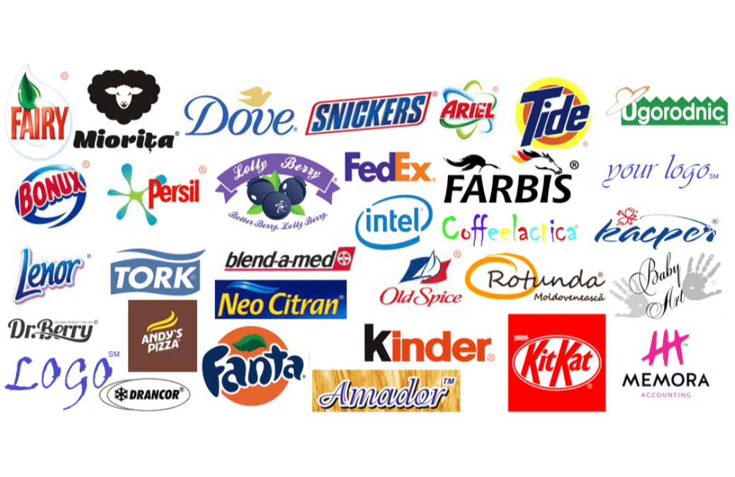 An Image with the most recognizable trademarks of corporations. Gouchev Law does not claim any representation of these companies or brands.