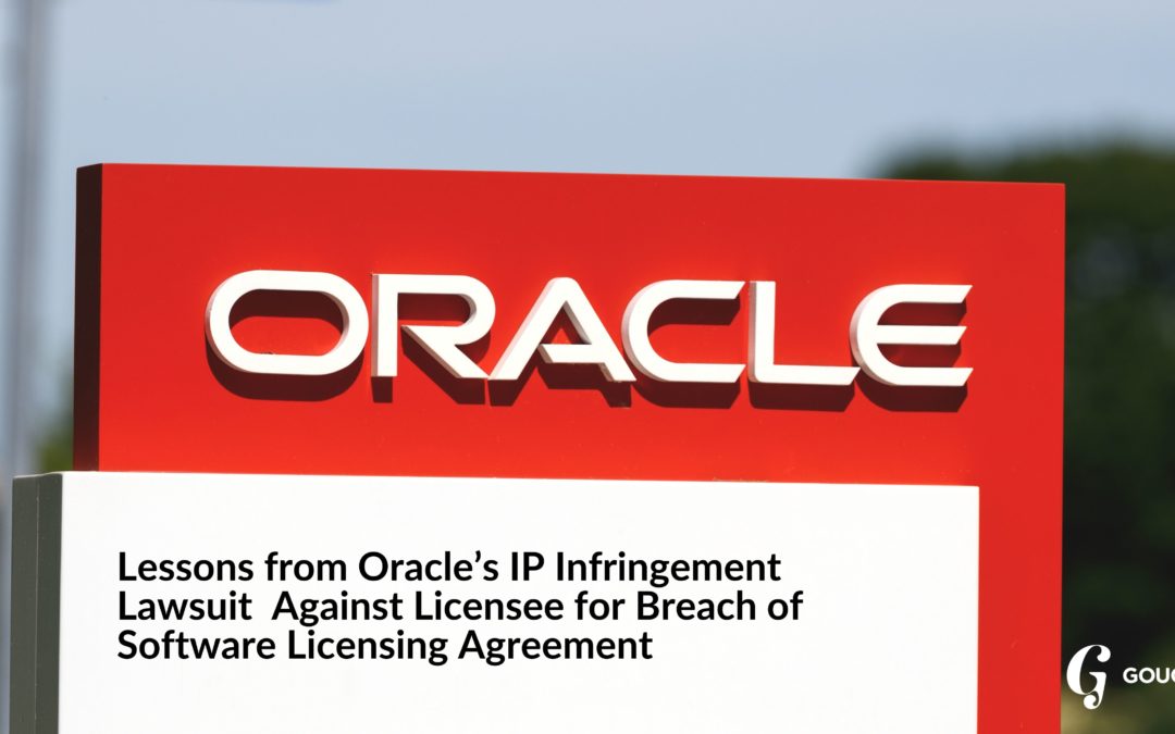 Oracle in intellectual infringement litigation of software license